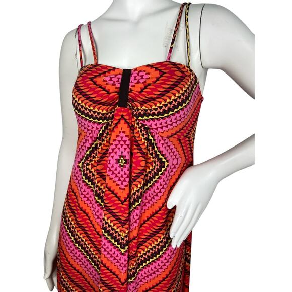 Carole Little Maxi Boho Sleeveless V Neck Summer Dress 12 - Picture 8 of 11